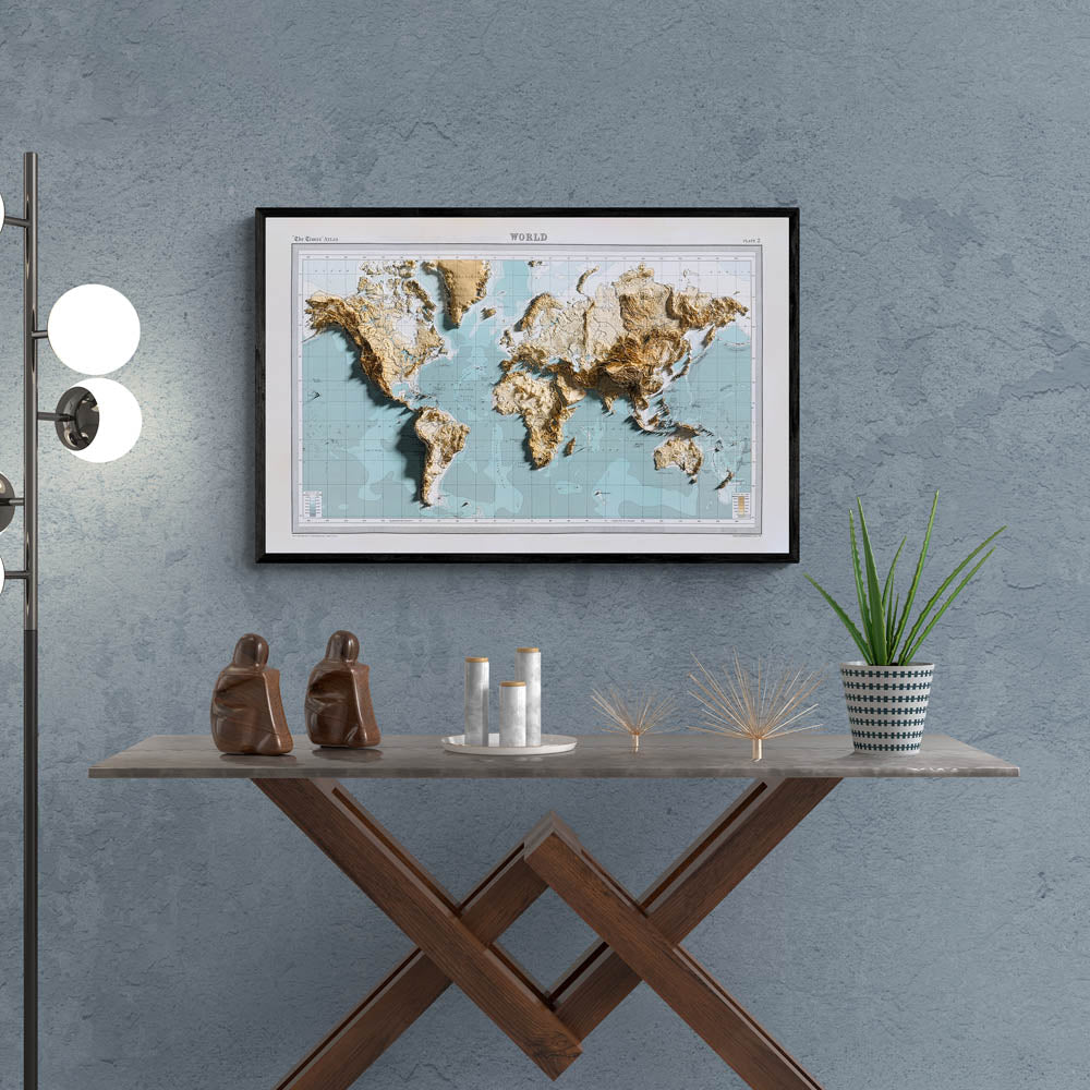 Weltlandkarte